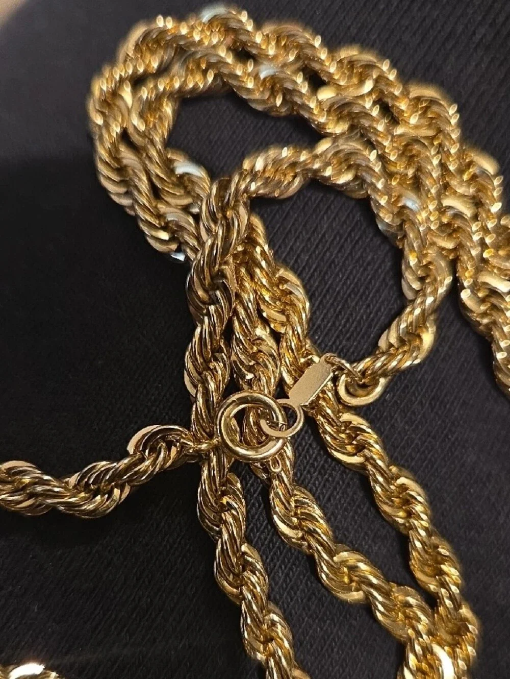 ​6mm Yellow Gold Diamond Cut Rope Chain 23